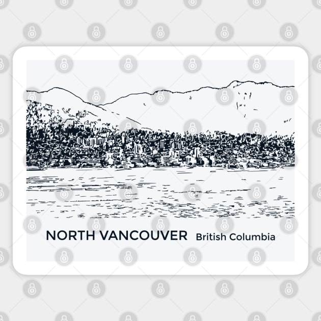 North Vancouver British Columbia Sticker by Lakeric